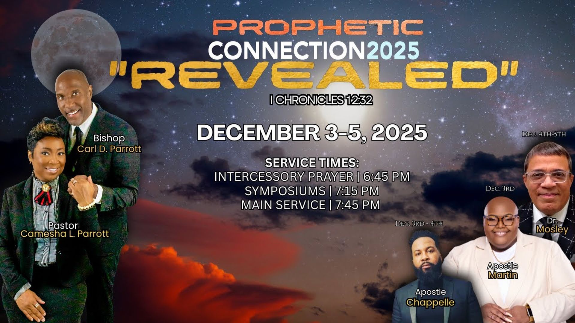 Prophetic Connection 2025 Final Night I Dr. Brian J. Mosley