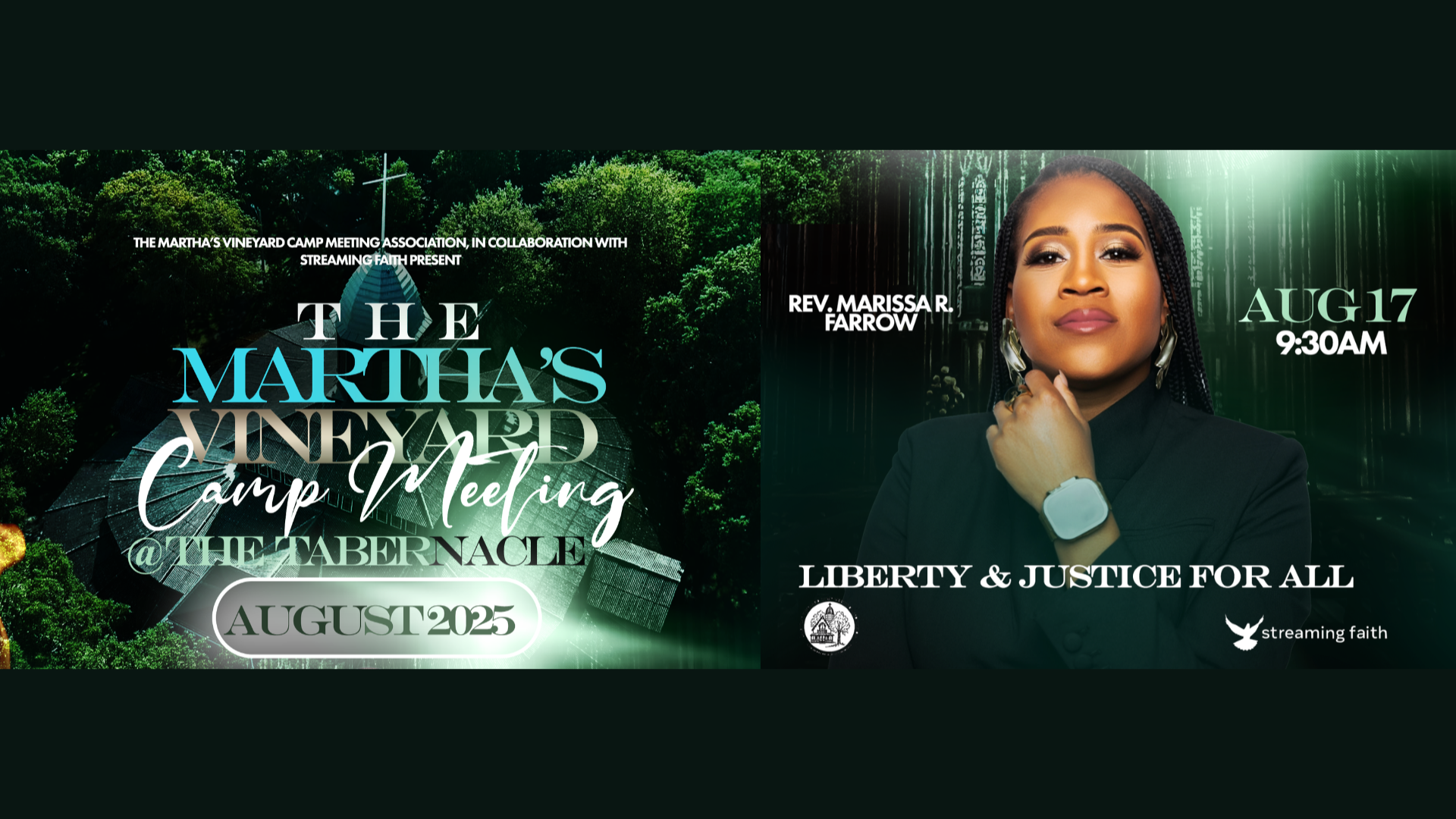 Rev. Marissa Farrow, Live from Martha's Vineyard Tabernacle