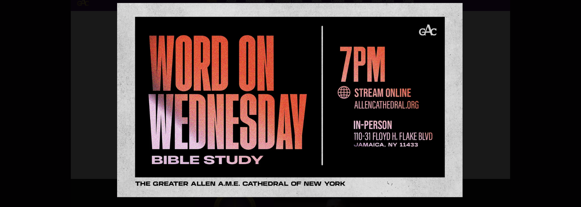 Word On Wednesday Bible Study category