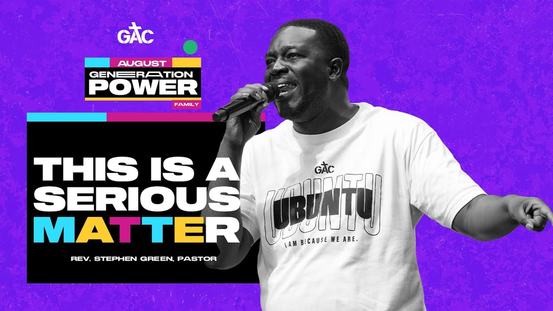 This Is A Serious Matter ⁄⁄ Pastor Stephen Green