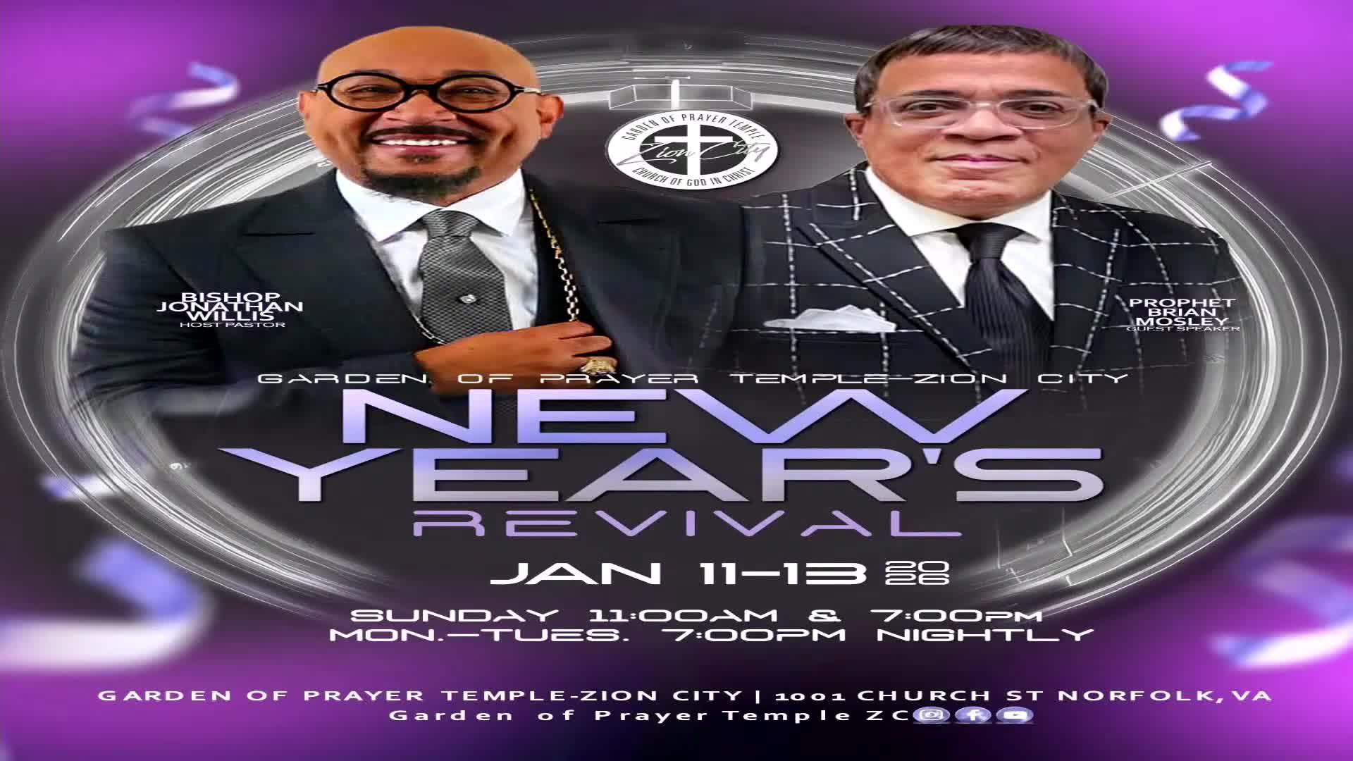 Garden of Prayer Temple ZC ¦ New Year's Revival 2026 Night #3