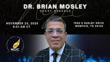 NGIC Fall Prophetic Revival - Dr. Brian Mosley
