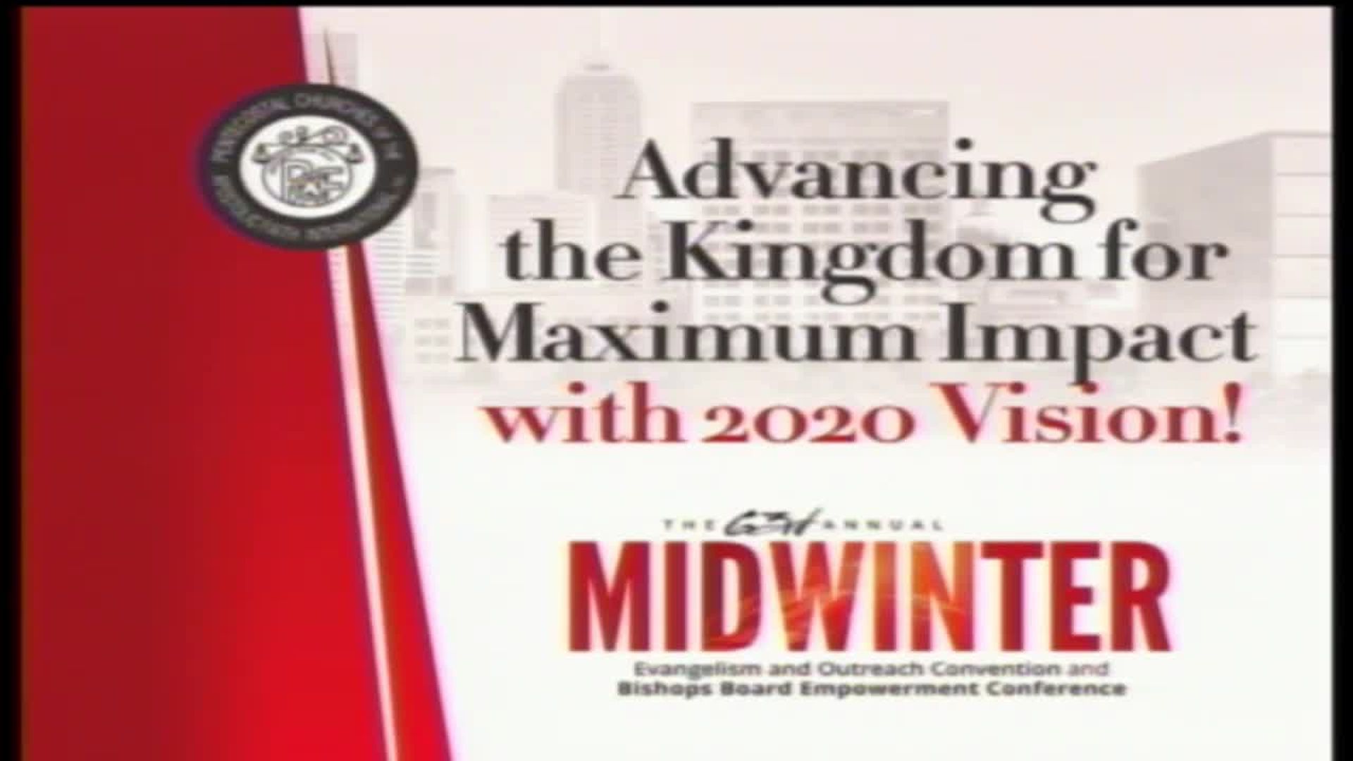 63rd Annual Midwinter Convention - Live at MZAC w Presiding Bishop Lambert W. Gates Sr.