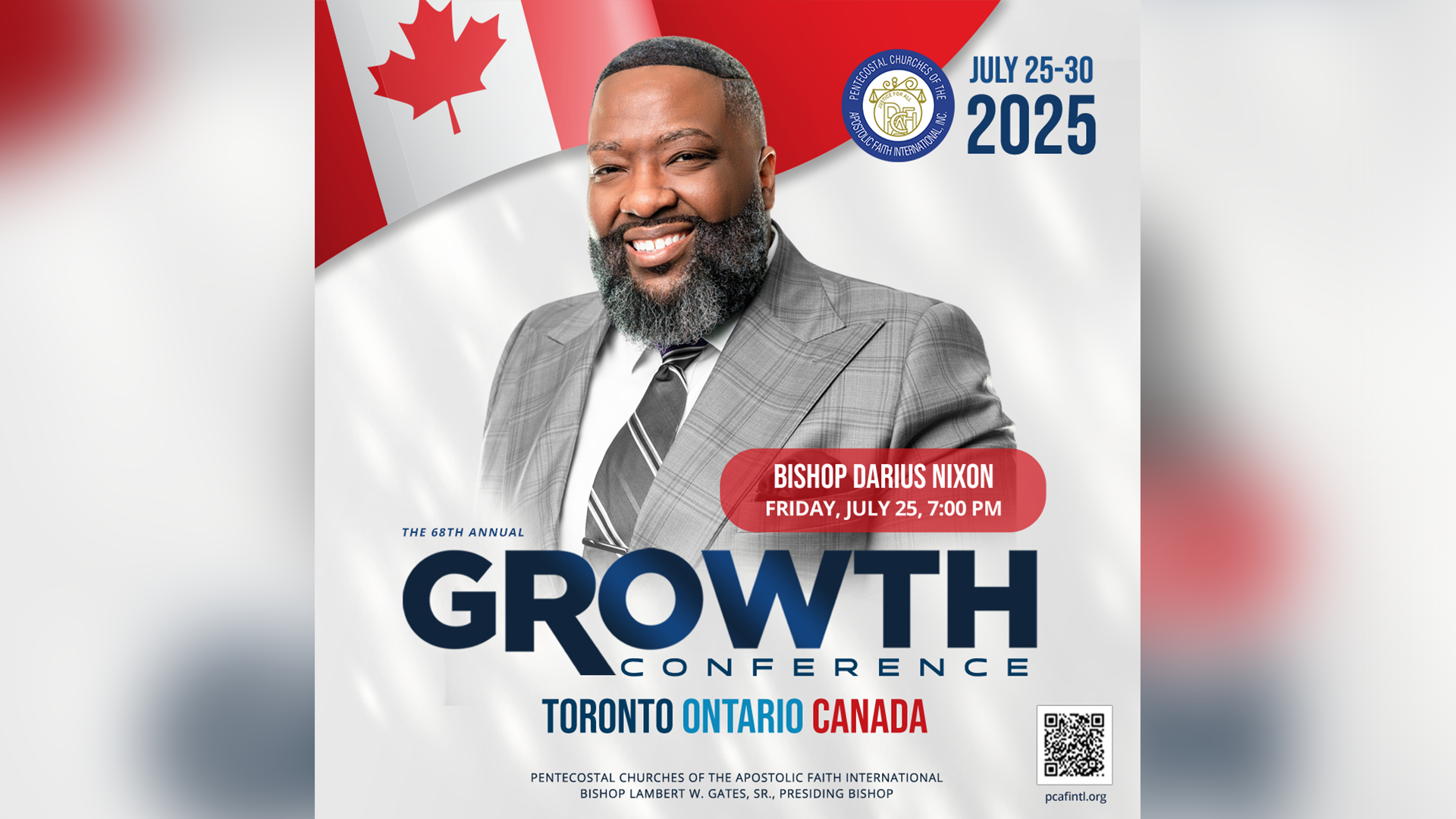 07.25.2025 - GROWTH 2025 Friday Evening Service - Bishop Darius Nixon