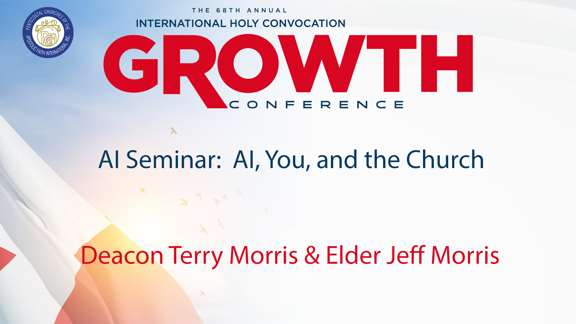 AI Seminar: AI, You, and the Church