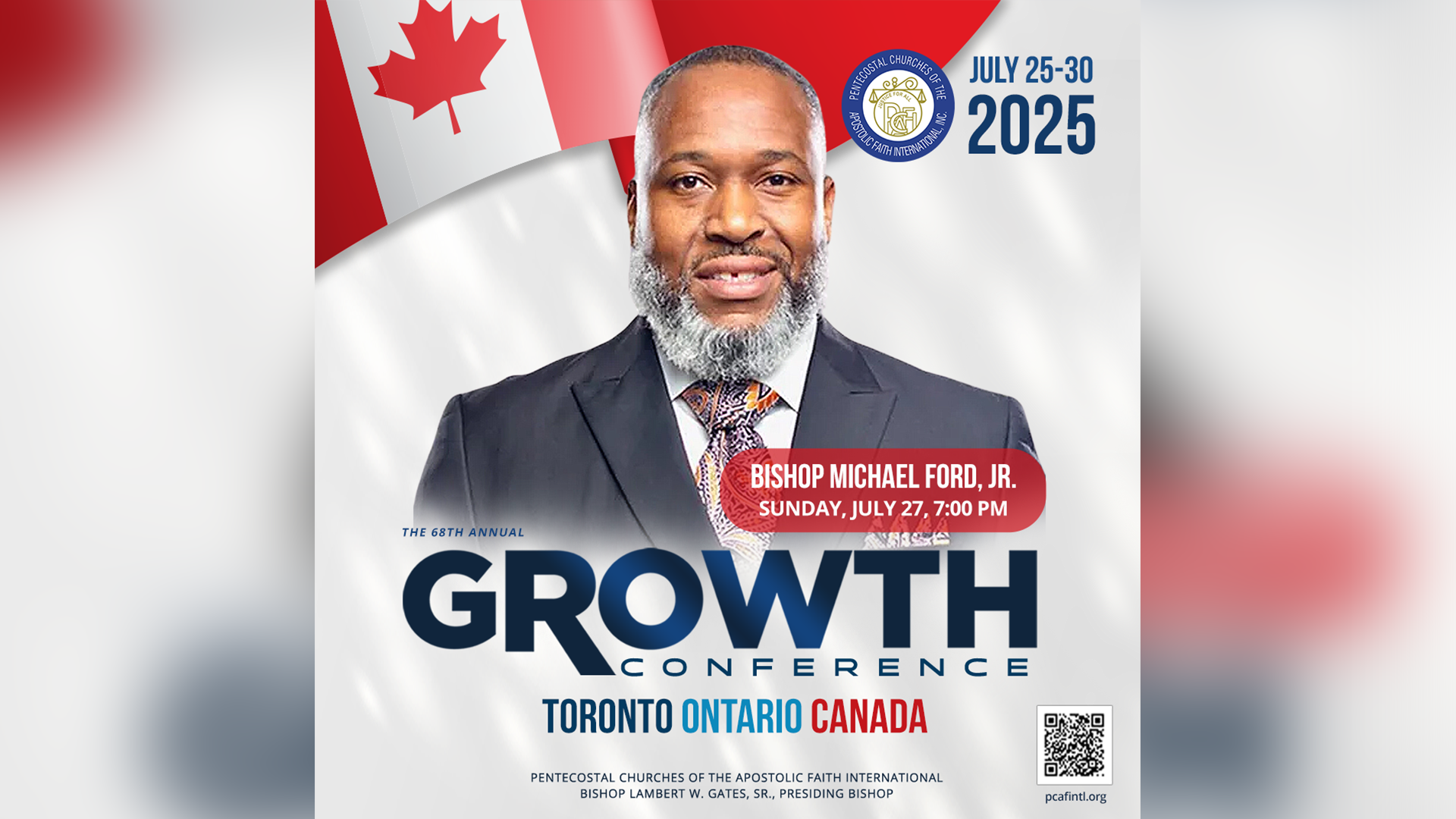 07.27.2025 - GROWTH 2025 Sunday Evening Service - Bishop Michael Ford, Jr.