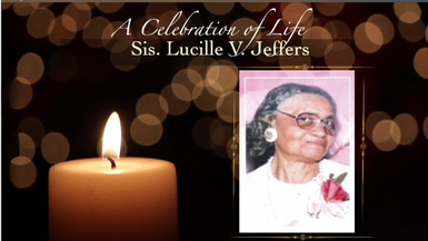 Home Going Service Sis. Lucille Jeffers
