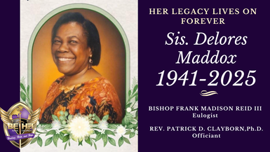 Homegoing Service Sis. Delores Maddox