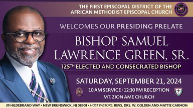 Welcome Celebration for Bishop Samuel Lawrence Green, Sr.